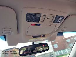 2016 Subaru Outback Overhead Console With Optional Eyesight Cameras And Standard Starlink Connected Services Button Garage Door Opener Subaru Outback