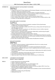 The civil engineering resume format is what you use when you are keen to make a cv for the civil engineer. Solar Engineer Resume Samples Velvet Jobs