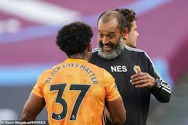 ˈnunu (ɨ) ʃˈpiɾitu ˈsɐ̋tu ; Nuno Espirito Santo Admits He Doesn T Know If Adama Traore Will Leave The Club In The Summer Washington Latest