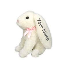 We've created thousands of custom gifts & ship everywhere in the world! Douglas Personalised Frannie White Sitting Easter Bunny Plush Stuffed Animal Toy With Custom Name By Douglas Shop Online For Toys In The United States