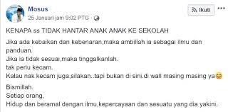 Hantar anak ke sekolah dengan kereta. Suhaimi Saad Jelaskan Sebab Tak Hantar Anak Ke Sekolah