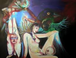 Erotismo y sexualidad flagelante en la pintura de Coco Vélez