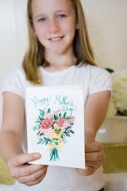 Happy Mother's Day Printable Card in Floral Watercolor