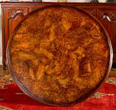 The trestle base's scroll design softens tuscan's traditional masculine character. Unique High End Round Dining Table Old World Craftsmanship