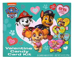 Download and print these paw patrol coloring pages for free. Amazon Com Paw Patrol Valentines Cards For Kids Candy Lollipops Exchange Kit 4 4 Ounce Grocery Gourmet Food