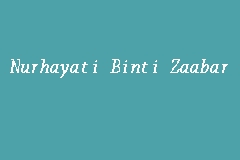 I am currently working alongside a games development company whilst working towards a. Nurhayati Binti Zaabar Advocate And Solicitor In Batu Caves