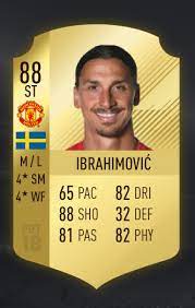 Zlatan ibrahimovic has hit out at ea sports and said his name and image rights are being used in fifa 21 without his consent. 88 Zlatan Ibrahimovic Fifa 18 Player Review Futhead News