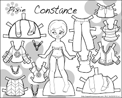More black and white for our gift book of paper dolls to color. Prudence And Constance 2 Paper Dolls In Black And White Paper Thin Personas