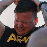 Spc. Michael Swan, with the 326th Chemical Company,