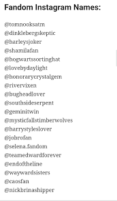 Awesome Instagram Username Ideas Remaja Swag Inspirasi Warna Inspirasi