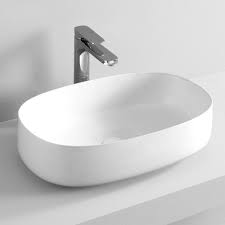 Lavabo Da Appoggio Ovale Cognac 55 Bordo Fino Bagno Principale Bagno Bordo
