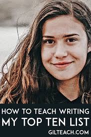 How To Teach Writing: My Top Ten List