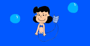 How to make lucy van pelt costume. Lucy Van Pelt As A Mermaid Swimming By Katiefan2002 On Deviantart