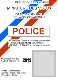 Messages de voeux marrants pour souhaiter bonne année avec humour et sms comique ou une bonne résolution pour 2021. Carte De Voeux Humour 2019 Carte De Police Carte D Identite Police