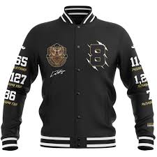 Limited Edition 2019 MVP Lamar Jackson Letterman Jacket (BLACK/BLACK)