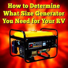 What Size Generator Do I Need For My Rv Rv Rv Camping Checklist Camping Essentials