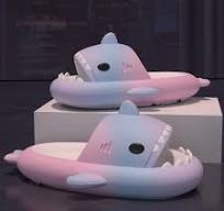 Original Three Color Gradient Shark Slippers | ZAKAPOP ...