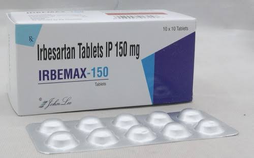 Irbesartan Tablets - 150MG Dosage | High Blood Pressure Treatment, General Medicine, Antibiotic Function at 250.00 INR in Mumbai, Maharashtra | Johnlee Pharmaceuticals Pvt. Ltd.