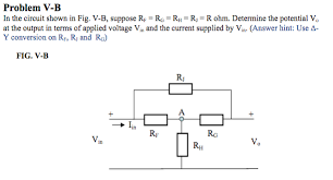 Solved Problem V B In The Circuit Shown In Fig V B Supp