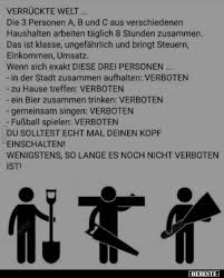 Verruckte Welt Die 3 Personen A B Und C Lustige Bilder Spruche Witze Echt Lustig