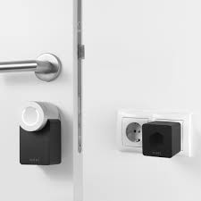 buy nuki combo to make your door smart smart lock bridge smart lock smart door locks locker designs
