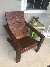 Inspired from ana white plans, this adirondack chair only uses a miter saw and jig saw to put together and are perfect for your backyard. Modern Adirondack Ana White