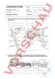 Arbeitsblatt Wuste Geographie Anderes Thema