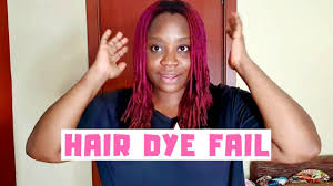Adore violet gem hair dye. Hair Coloring Gone Wrong Adore Violet Gem 114 Dreadlock Centric Youtube