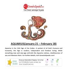 Aquarius Get Aquarius Horoscope Online At Ganeshaspeaks Com Ganeshaspeaks Com Offers Aquarius Horoscope Online For Free Aquarius Horoscope Horoscope Sun Sign