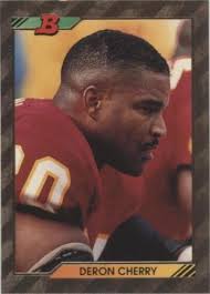 1992 Wild Card Football #83 Deron Cherry