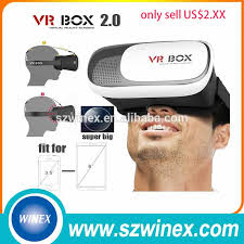 2016 Hot Oculos Vr Vr Box2 0 With 3d Glasses Virtual Reality And Abs Plastic 3d Glasses Vr Box 3d Glasses Abs