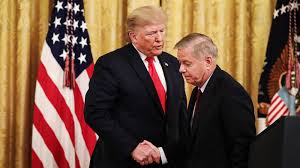 Lindsey graham says 'i'm not gay' after chelsea handler trolls him on national coming out day this link is to an external site that may or may not meet accessibility guidelines. Lindsey Graham I M Willing To Overlook The Fact That Trump Has Probably Beaten A Few Homeless People To Death Vanity Fair