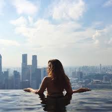 Infinity Pool At Marina Bay Sands In Singapore It Was Such A Cool Experience Worth It Wanderlust Europe Ph Road Trip Life Europe Photography Infinity Pool