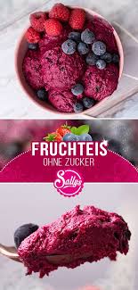 Eis Rezept Aus 3 Zutaten Fruchteis Ohne Zucker 5 Minuten In 2020 Fruchteis Einfacher Nachtisch Kuchen Und Torten Rezepte