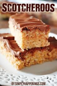 Scotcheroos Recipe Chocolate Recipes Homemade Brownies Recipe Homemade Homemade Desserts