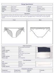 Bikini Bottoms Basic Technical Specification Swimwear By Marie Gallagher Bikini Design Fashion Design Template Bikini Bottom Styles