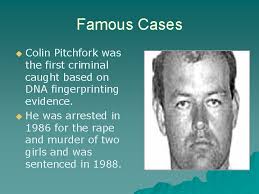 Colin pitchfork (born 1961, bristol, england) was the first criminal convicted for murder based on dna fingerprinting evidence and the first to be caught as a result of mass screening. Dna Profiling Dna Fingerprinting What Is Dna Profiling