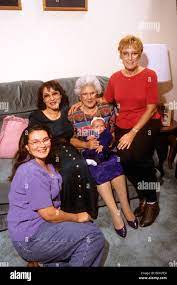 Bebé madre, abuela, bisabuela tatara