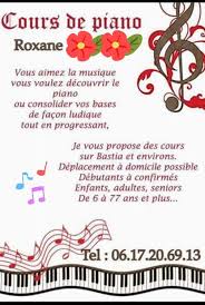 Cours de Piano Roxane Bastia