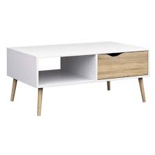 Oak lift top 4 legs 1 coffee table with storage. Tvilum Diana Coffee Table In White Oak 7538449ak