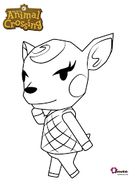 Coloring pages of animal crossing a very popular game that has had many fans for years. Free And Printable Coloring Diana Animal Crossing Character Coloring Page Collection Of Animal Crossing Coloring Pages Cartoon Coloring Pages Coloring Pages