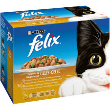 Felix Eminces en gelee Repas Chat Adulte 4 Mix Volailles & Lergumes 72 x  100 g : Amazon.fr: Animalerie