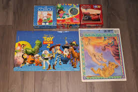 Toy story 4 jigsaw puzzles 24 pieces shaped puzzles lot of 2 . Disney Cars Toy Story 2 Lion King Dora And Caillou Puzzles Classifieds For Jobs Rentals Cars Furniture And Free Stuff