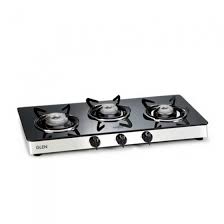 The stovetop is also much easier to clean. Buy Glen 3 Burner Glass Gas Stove 1033 Gt Alloy Burner Auto Ignition At Low Price In India At Apnidukaan Com