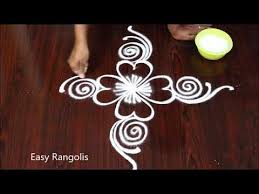 Creative Small Daily Kolam Designs For Beginners Without Dot S Easy Rangoli Designs Yout In 2020 Easy Rangoli Designs Free Hand Rangoli Design Small Rangoli Design