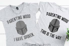 Mandalorian armor referred to the traditional armor worn by the human warrior clans of the planet mandalore. Funny Parenting This Is The Way Mandalorian Svg Free Cut File