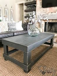 This table is ironically made with coffee rings and stains on the surface. Two Tool Coffee Table Diy Farmhouse Coffee Table Coffee Table Farmhouse Coffee Table