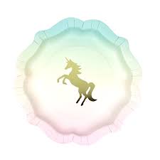 Juega online en minijuegos a este juego de animales. Juego De 12 Platos Unicornio 21cm Comprar Online My Karamelli