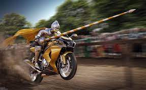 Knight On A Motorcycle Knight Rider Motorcycle Knight