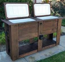 Rustic Table Cooler For Sale In Murrieta Ca Offerup Wooden Cooler Diy Outdoor Kitchen Wood Cooler